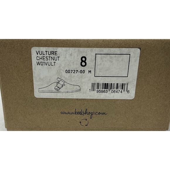 BEEK Chestnut Suede Vulture Clogs Brown Mules Size NIB - Picture 13 of 14